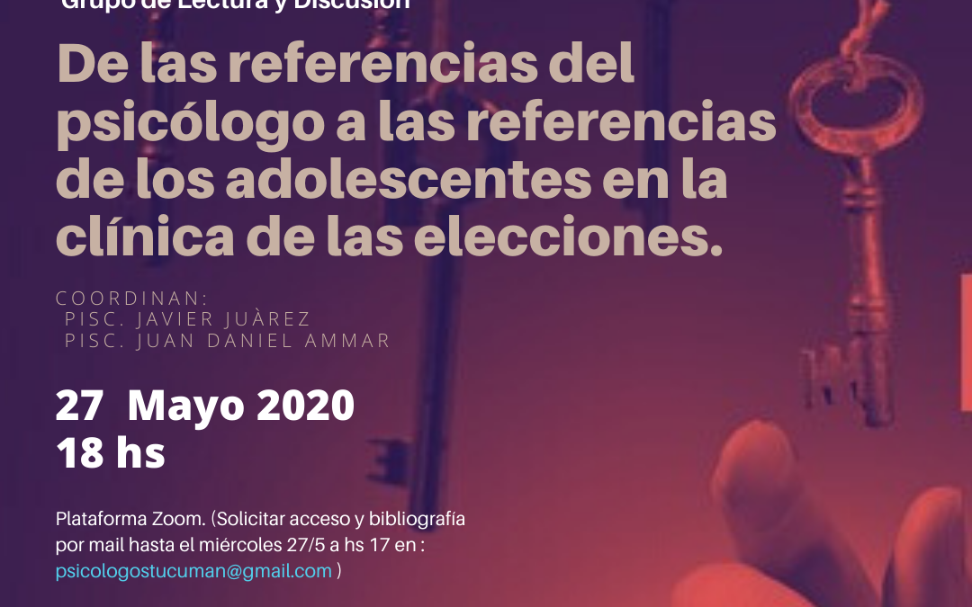 De las referencias del psicólogo a las referencias de los adolescentes en la clínica de las elecciones.