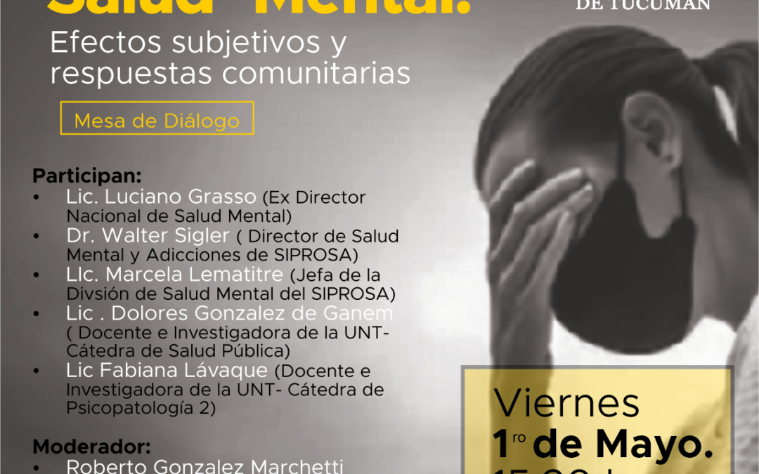 Pandemia y Salud  Mental: efectos subjetivos y respuestas comunitarias