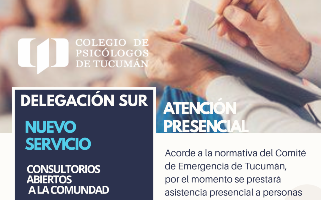 Nuevo Servicio de Consultorios Clínicos en Delegación Sur