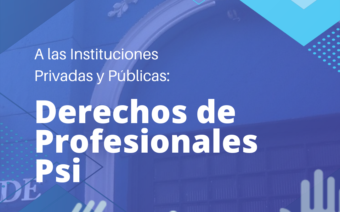 Derechos de profesionales PSI