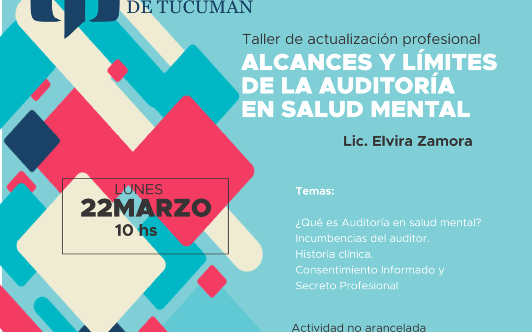 Alcances y límites de la auditoría en salud mental
