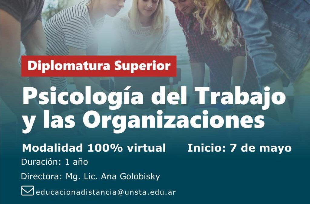 Diplomatura superior en Psicología del Trabajo y las Organizaciones