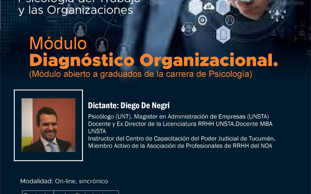 Diplomatura en Psicología del Trabajo y las Organizaciones UNSTA-CPT