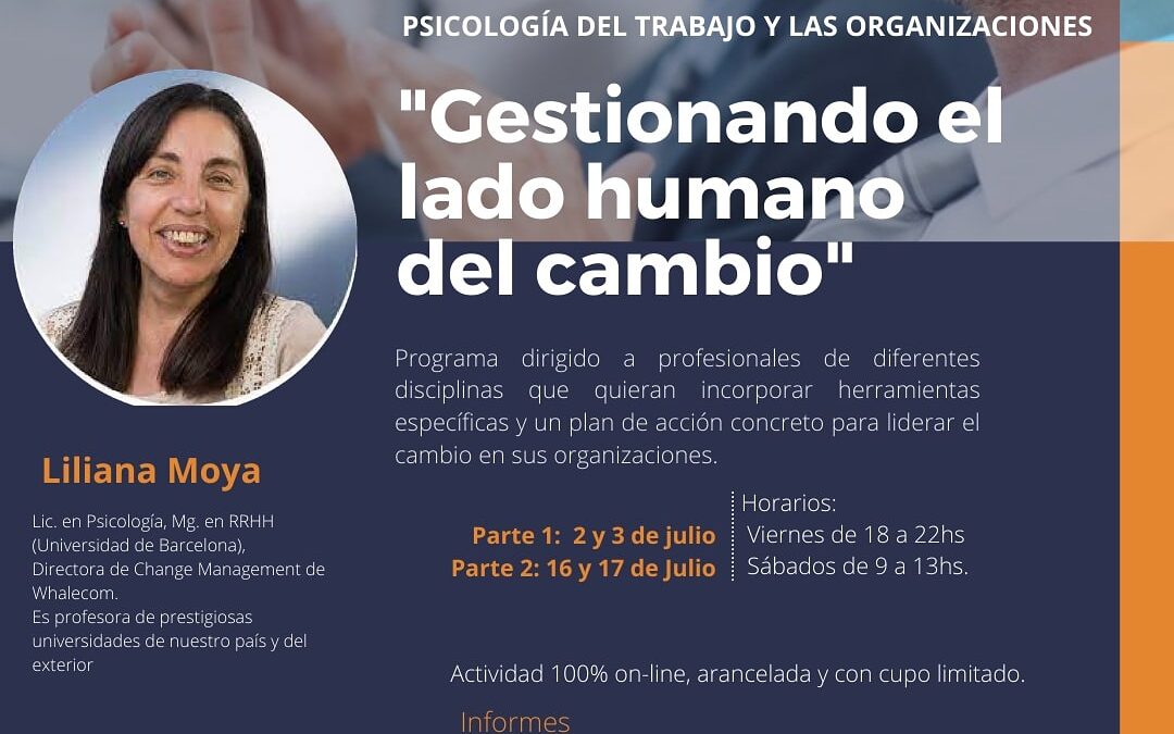 Gestionando el lado humano del cambio