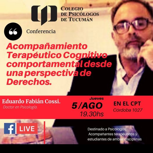 Acompañamiento Terapéutico Cognitivo comportamental desde una perspectiva de Derechos