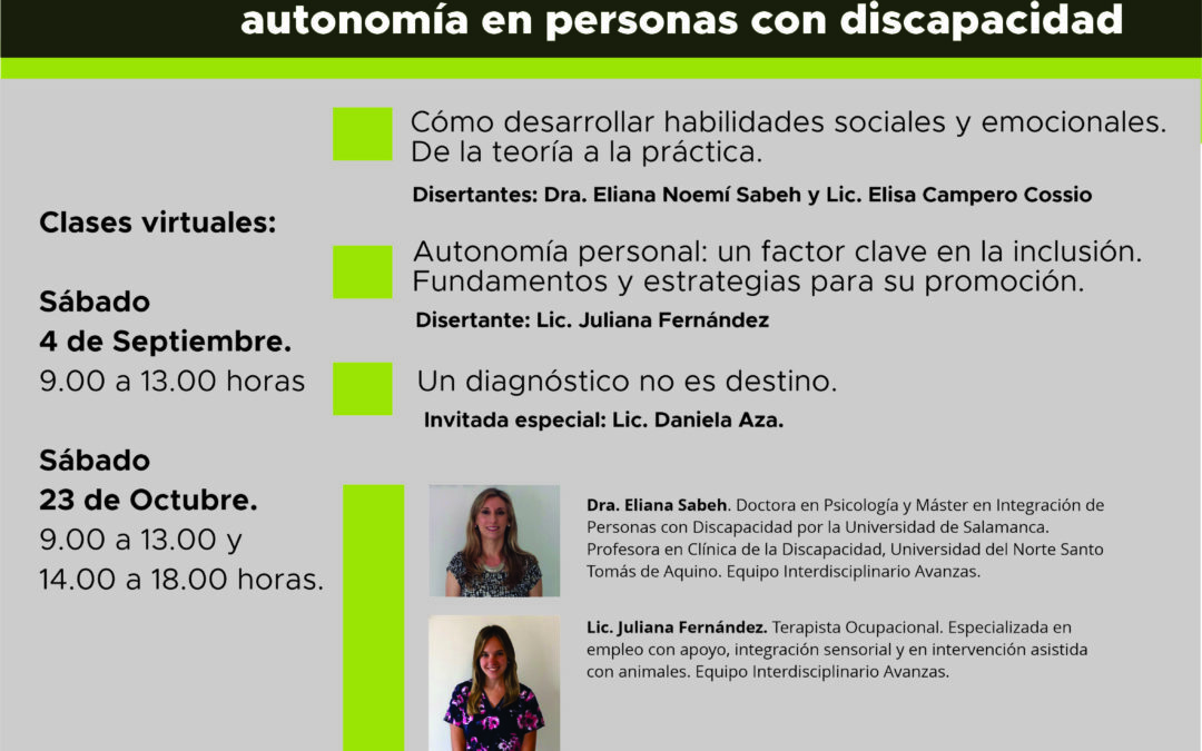 MODULO IV: Curso Internacional para Profesionales del Campo de la Discapacidad.