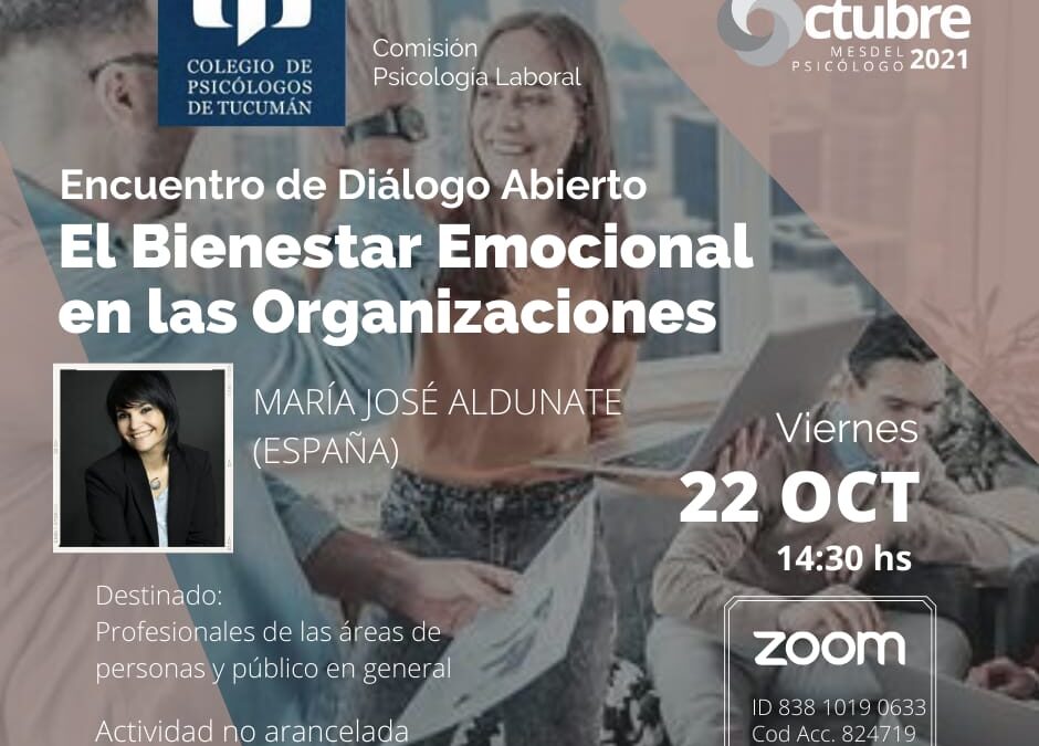 Encuentro de Diálogo Abierto: El bienestar emocional en las Organizaciones