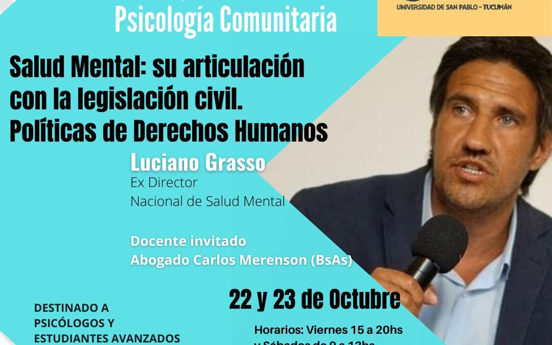 Diplomatura Universitaria en “Abordajes en Psicología Comunitaria”