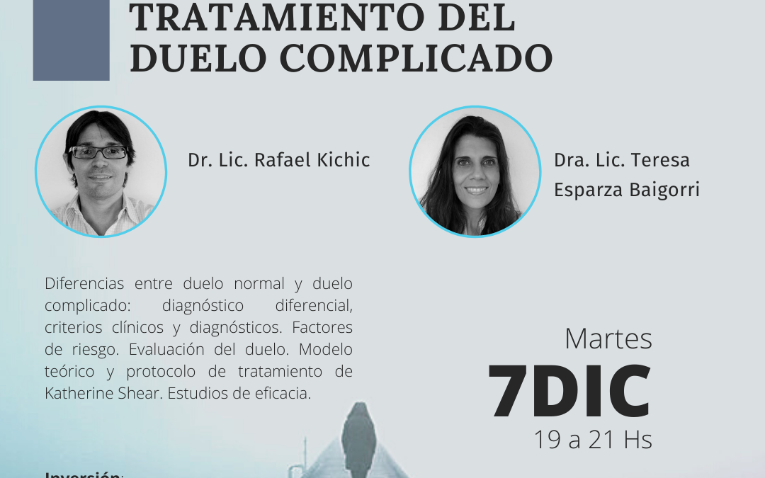Curso: Evaluación y Tratamiento del duelo complicado.