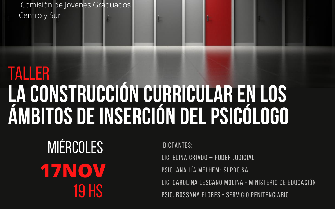 La construcción curricular en los ámbitos de inserción del psicólogo