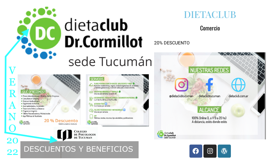 Descuentos para asociados en Dieta Club Tucumán