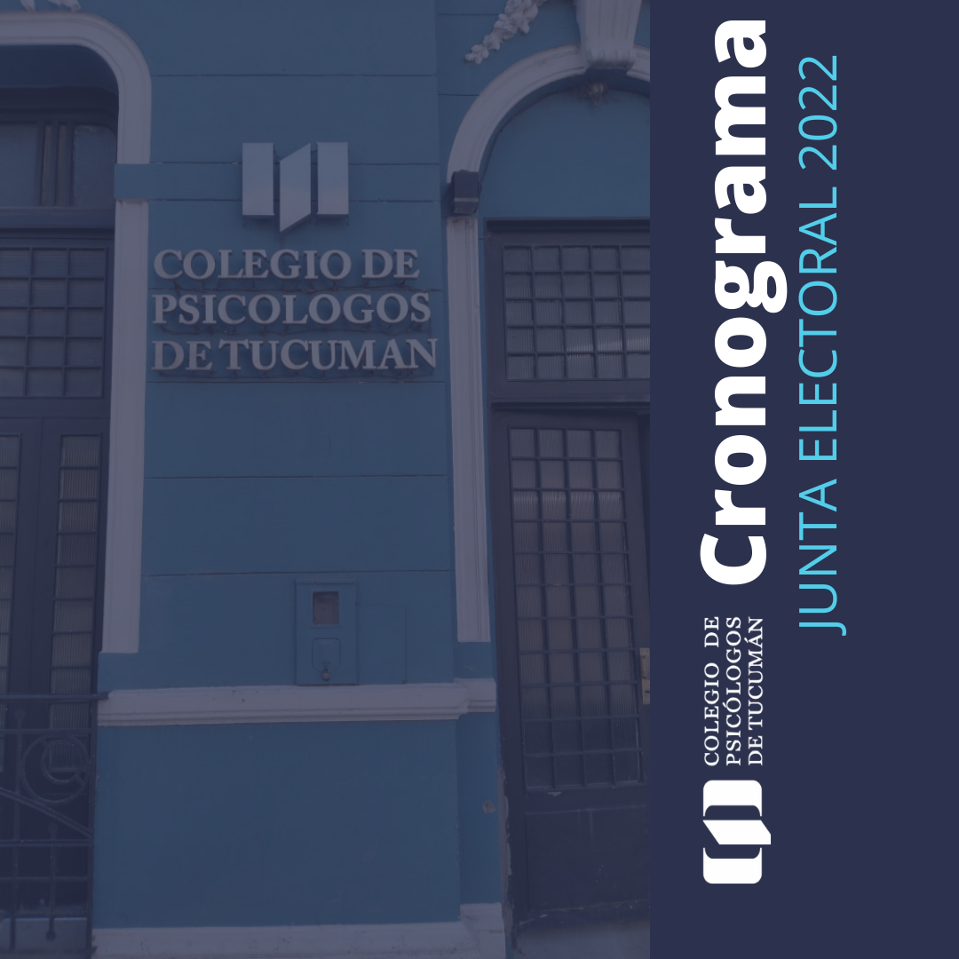 Cronograma electoral 2022