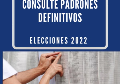 Padrones definitivos para las elecciones de Consejo Directivo 2022