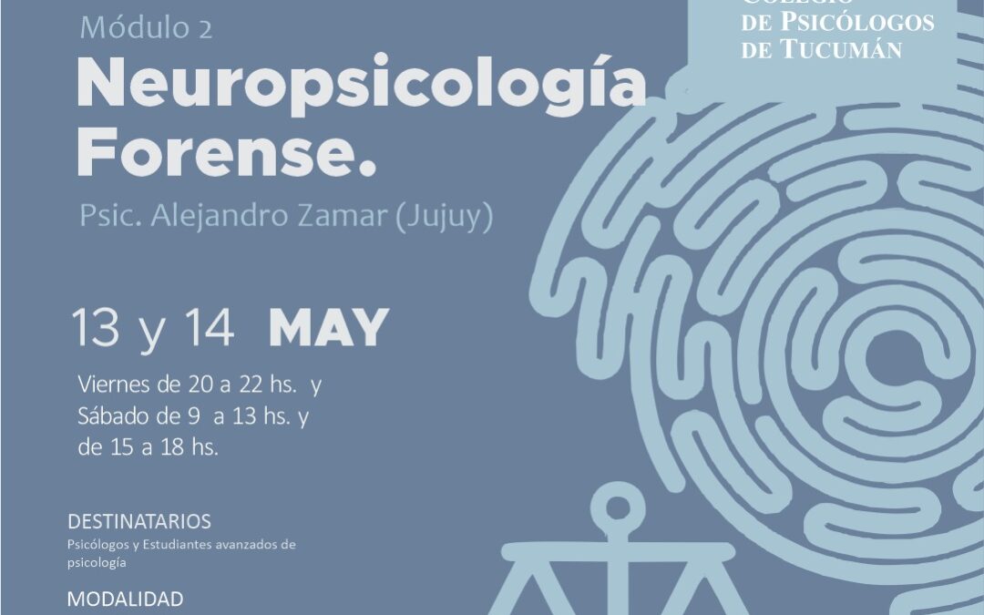 Curso de Actualización Profesional: Evaluación psicológica forense en los fueros civil y penal