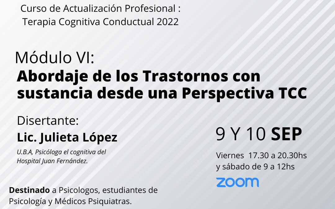 Curso de actualización profesional en TTC 2022