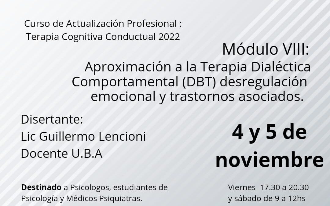 Curso de actualización profesional en TTC 2022