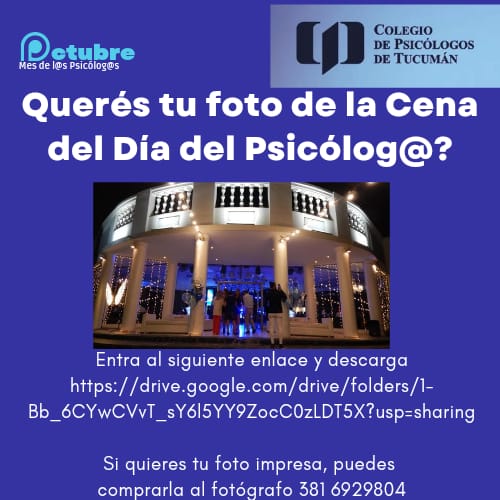 Cena del Día del Psicólogo