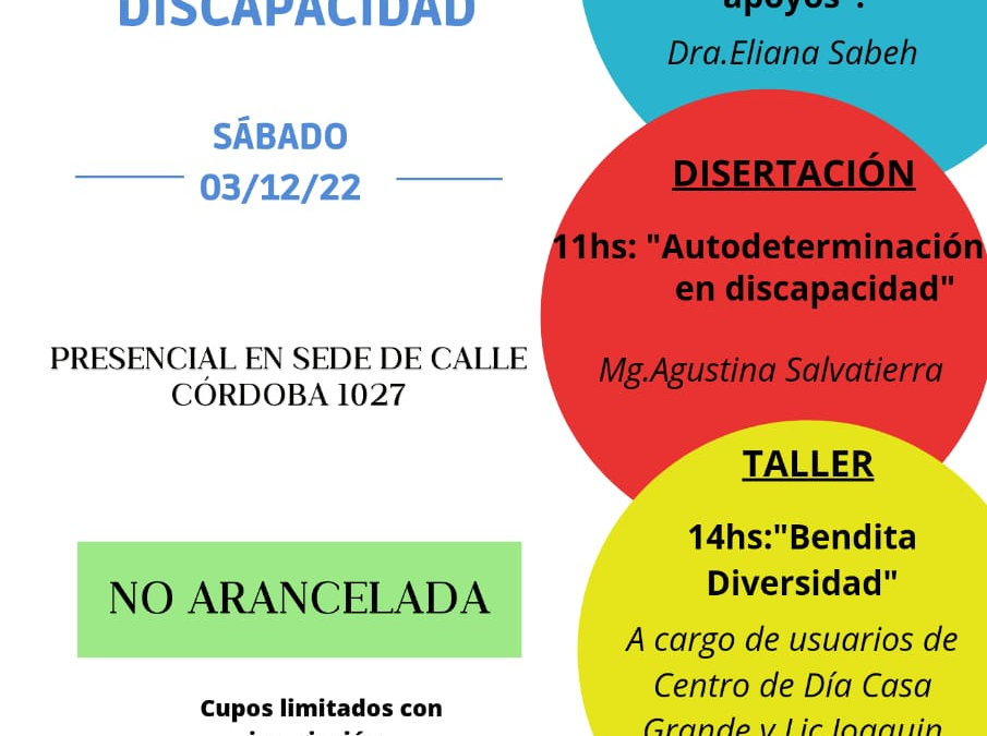 Jornada en abordajes en discapacidad