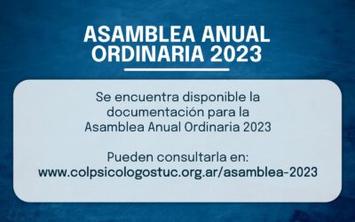 Asamblea Anual Ordinaria 2023