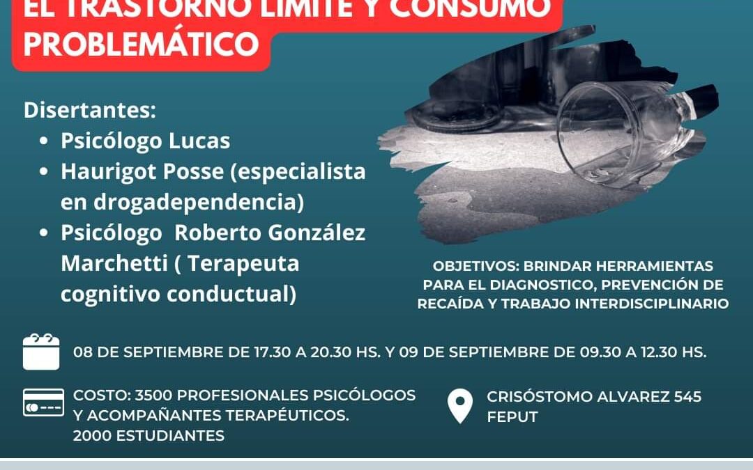 Herramientas clínicas de intervención en trastorno límite y consumo problemático