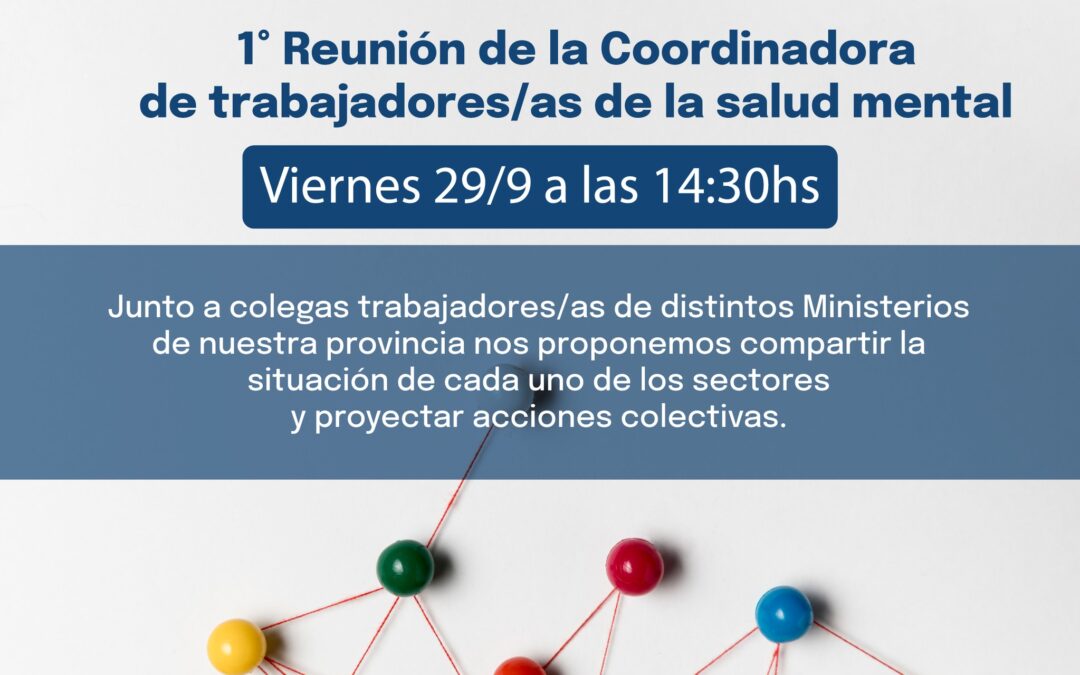 Reunión de la coordinadora de trabajadores de la salud mental