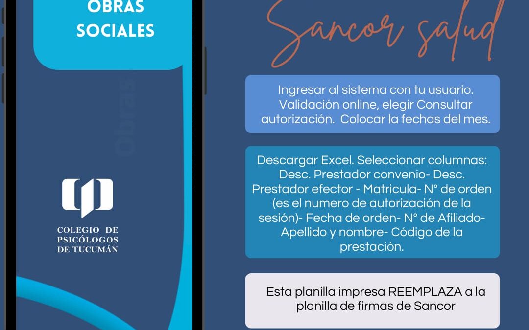 Atención prestadores de Sancor