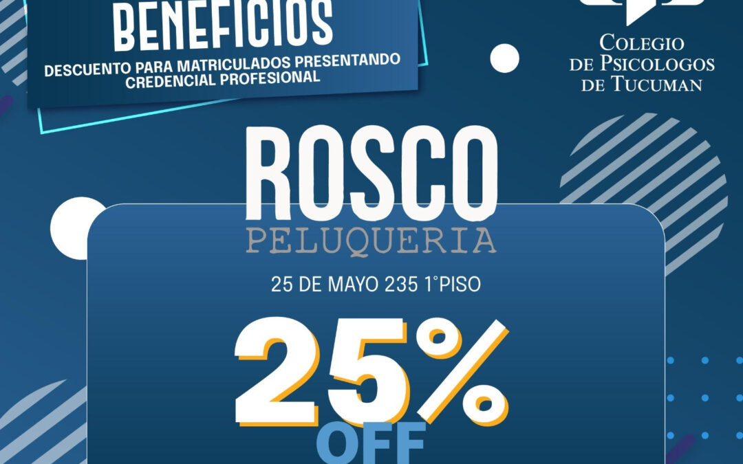 Aprovecha los descuentos de nuestro  Club de Beneficios