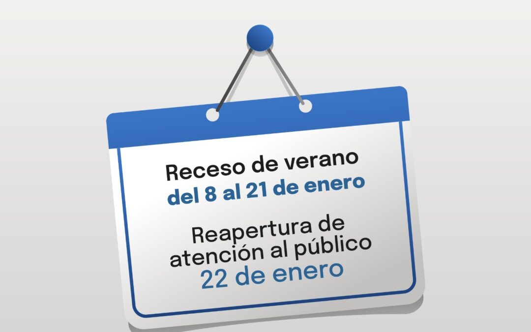 Receso de verano 2024