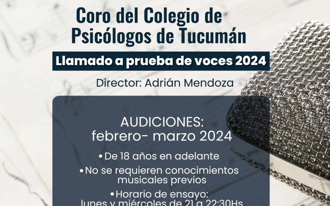 Coro del Colegio de Psicólogos de Tucumán 