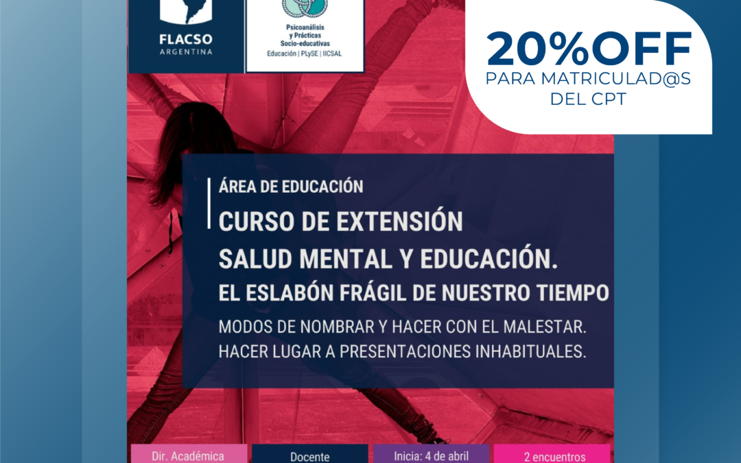 Curso extensión salud mental y educación