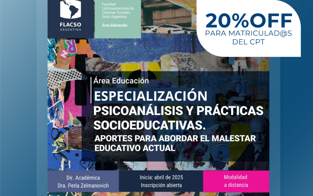 Especialización Psicoanálisis y Prácticas Socioeducativas