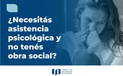 Turnos de atención psicológica para mayores de 14 años.