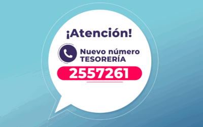 Atención! Tenemos nuevo de nro. teléfono de Tesorería
