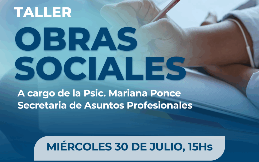 Taller virtual de Facturación de Obras Sociales