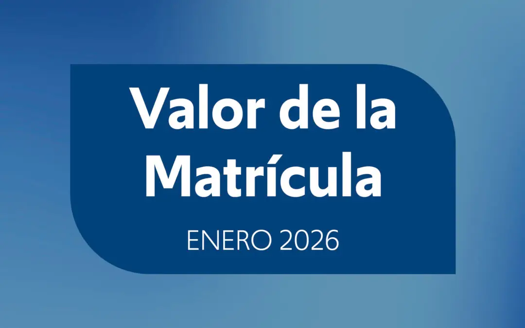 Valor de la Matricula Enero 2026