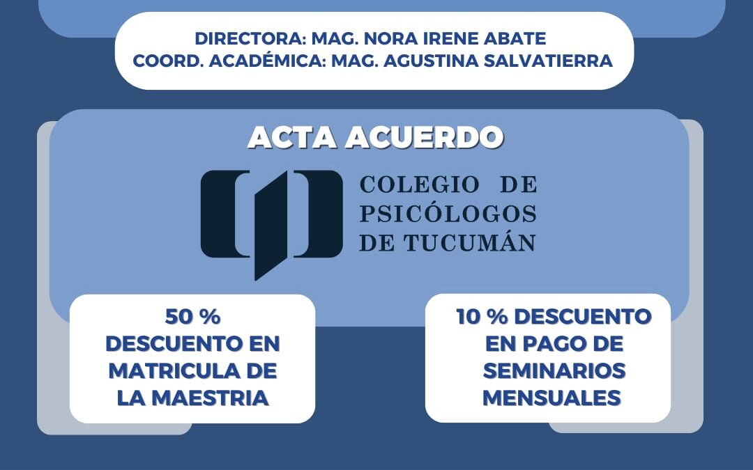 Maestría en Psicología Educacional