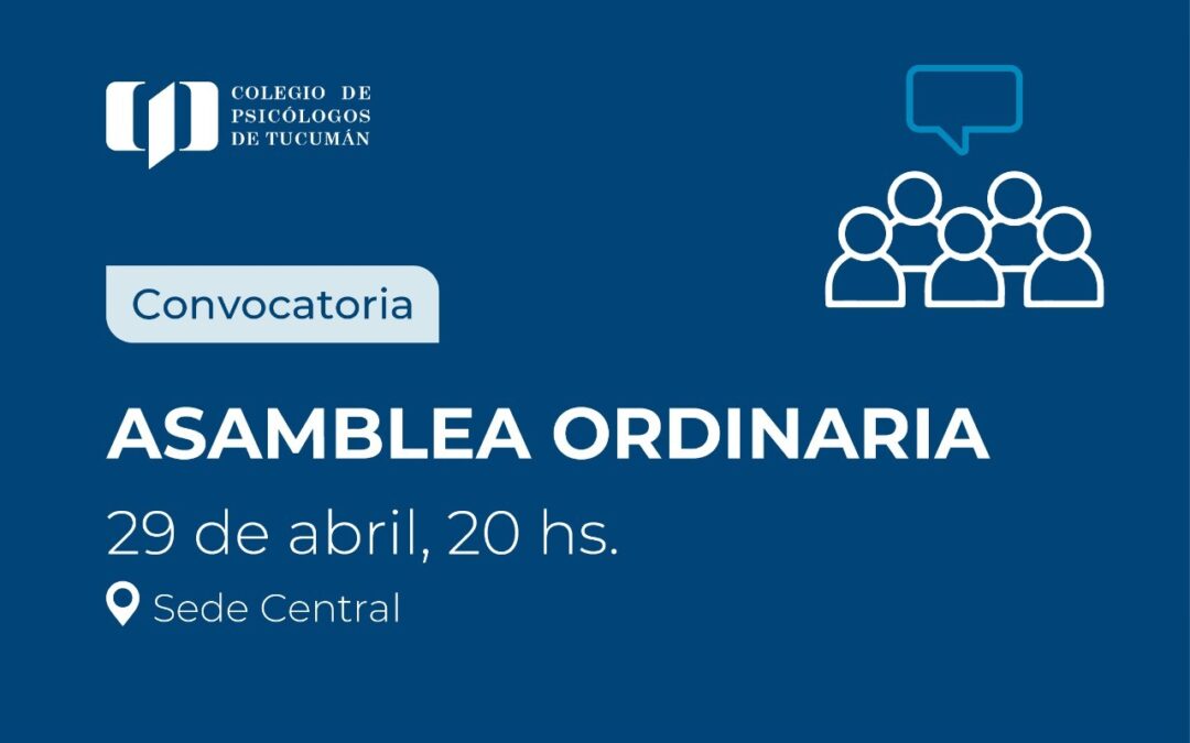 Asamblea Anual Ordinaria 2026 (29 de Abril 2026)
