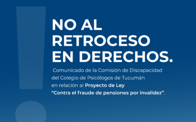 Comunicado de la Comisión de Discapacidad
