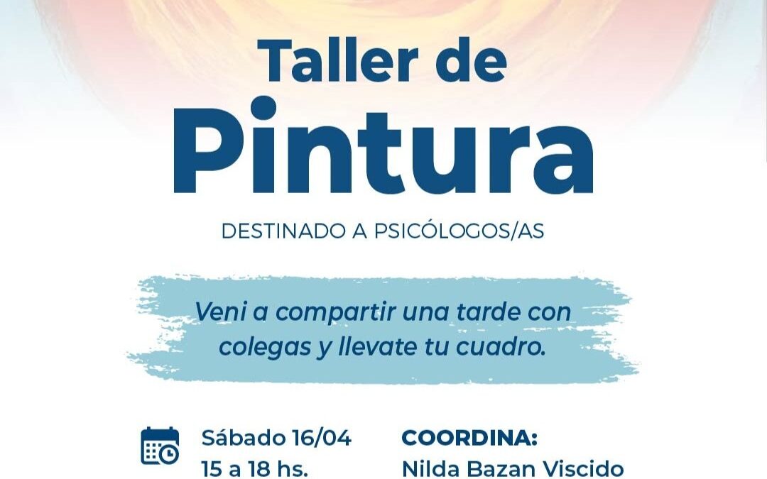 Taller de Pintura organizado por la Comisión de Arte y Salud Mental