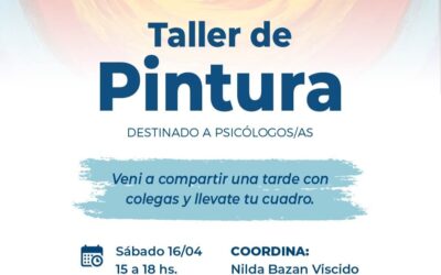 Taller de Pintura organizado por la Comisión de Arte y Salud Mental