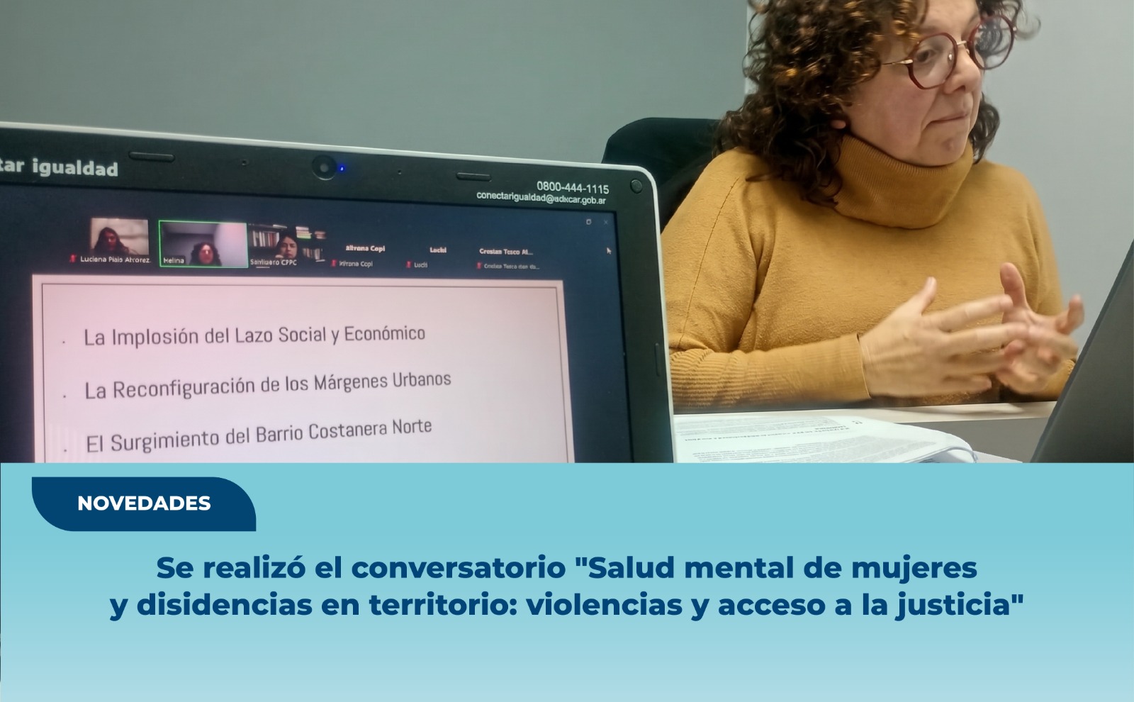Se realizo el conversatorio Salud y Género desde una perspectiva interseccional