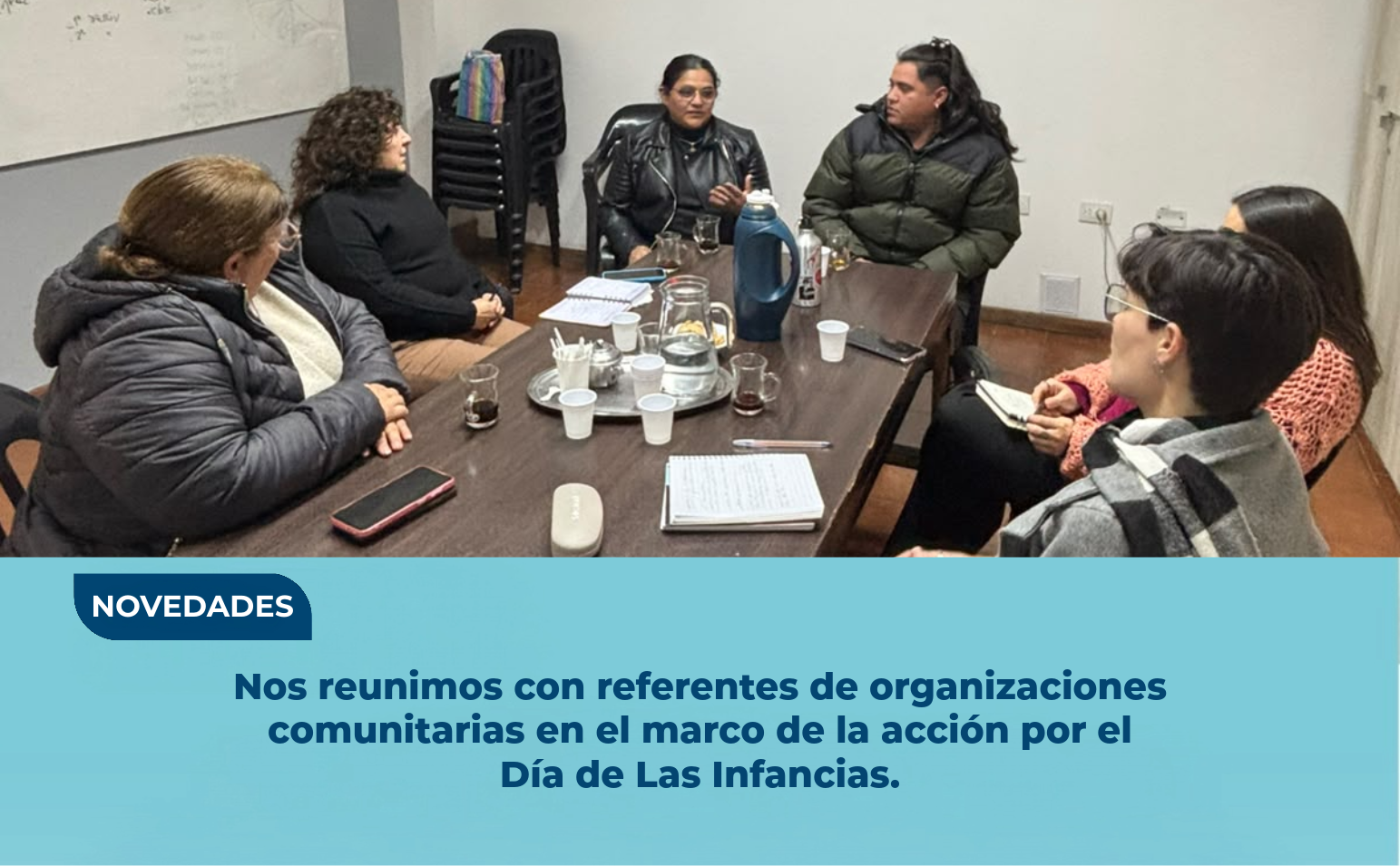 Nos reunimos con referentes de organizaciones comunitarias