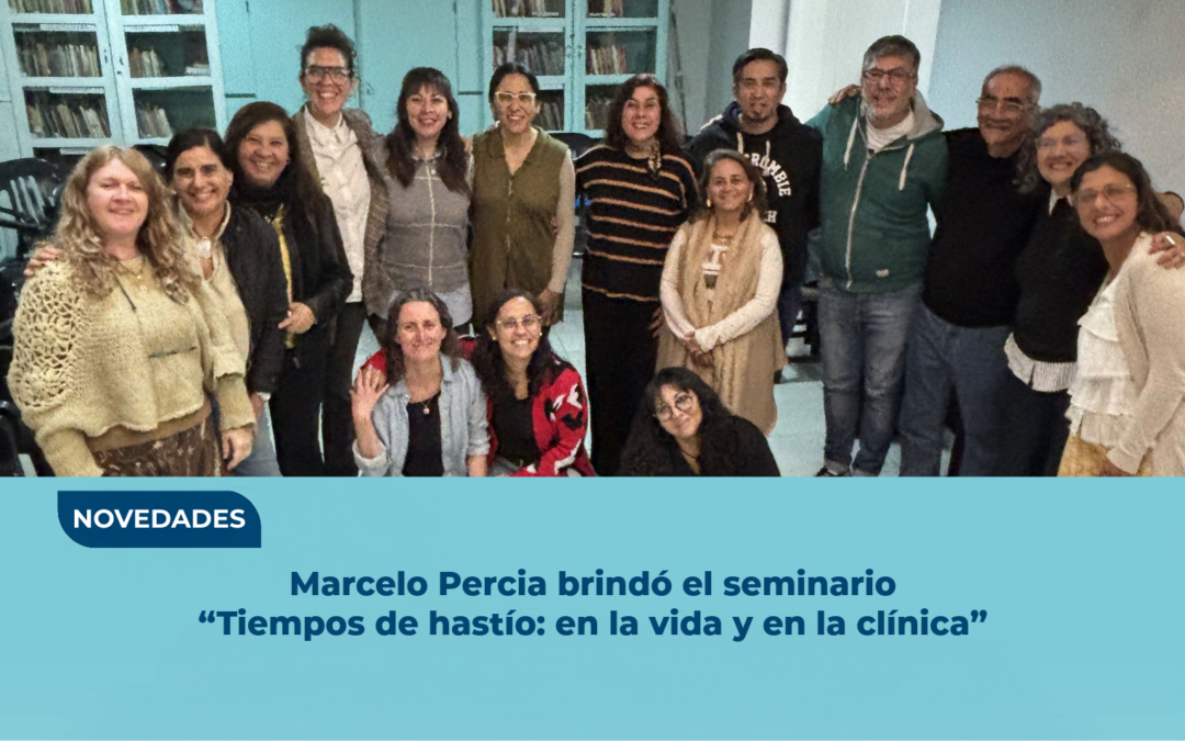 Marcelo Percia brindó el seminario “Tiempos de hastío: en la vida y en la clínica”