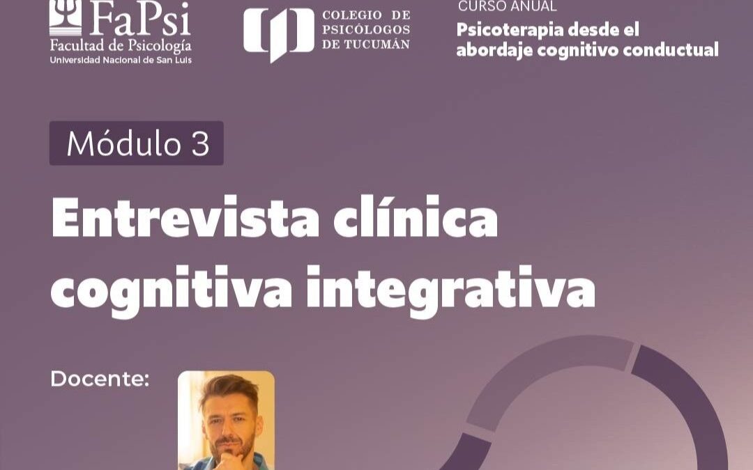 MÓDULO 3: Entrevista Clínica Cognitiva Integrativa