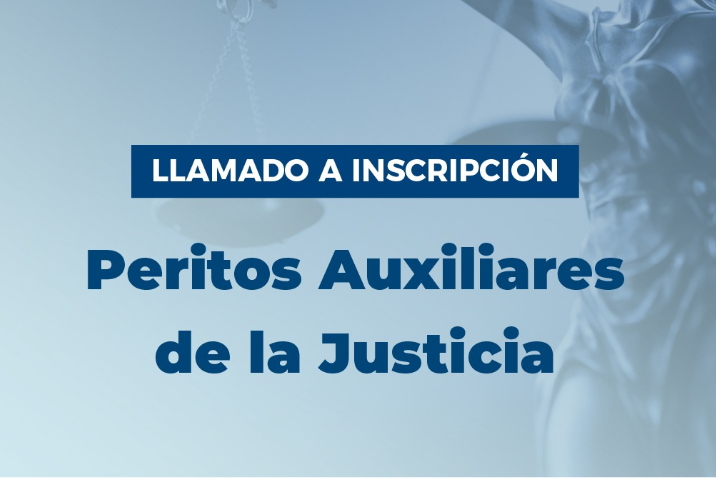 Inscripción a Peritos Auxiliares de la Justicia en Tribunales Provinciales 2027