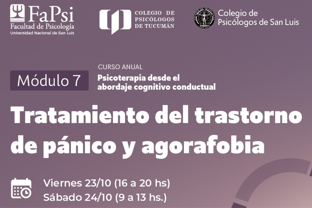 Módulo 7. Tratamiento Cognitivo Conductual del trastorno de pánico y agorafobia