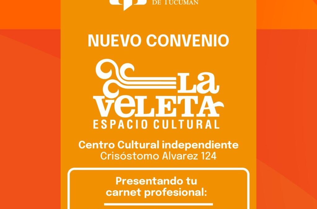 Nuevo convenio con: La Veleta Cultural